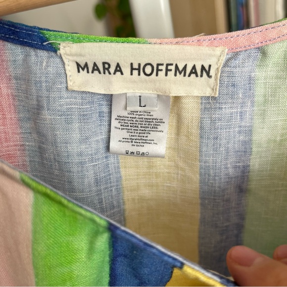 Mara Hoffman Multicolor Striped Crop Top - Picture 3 of 3